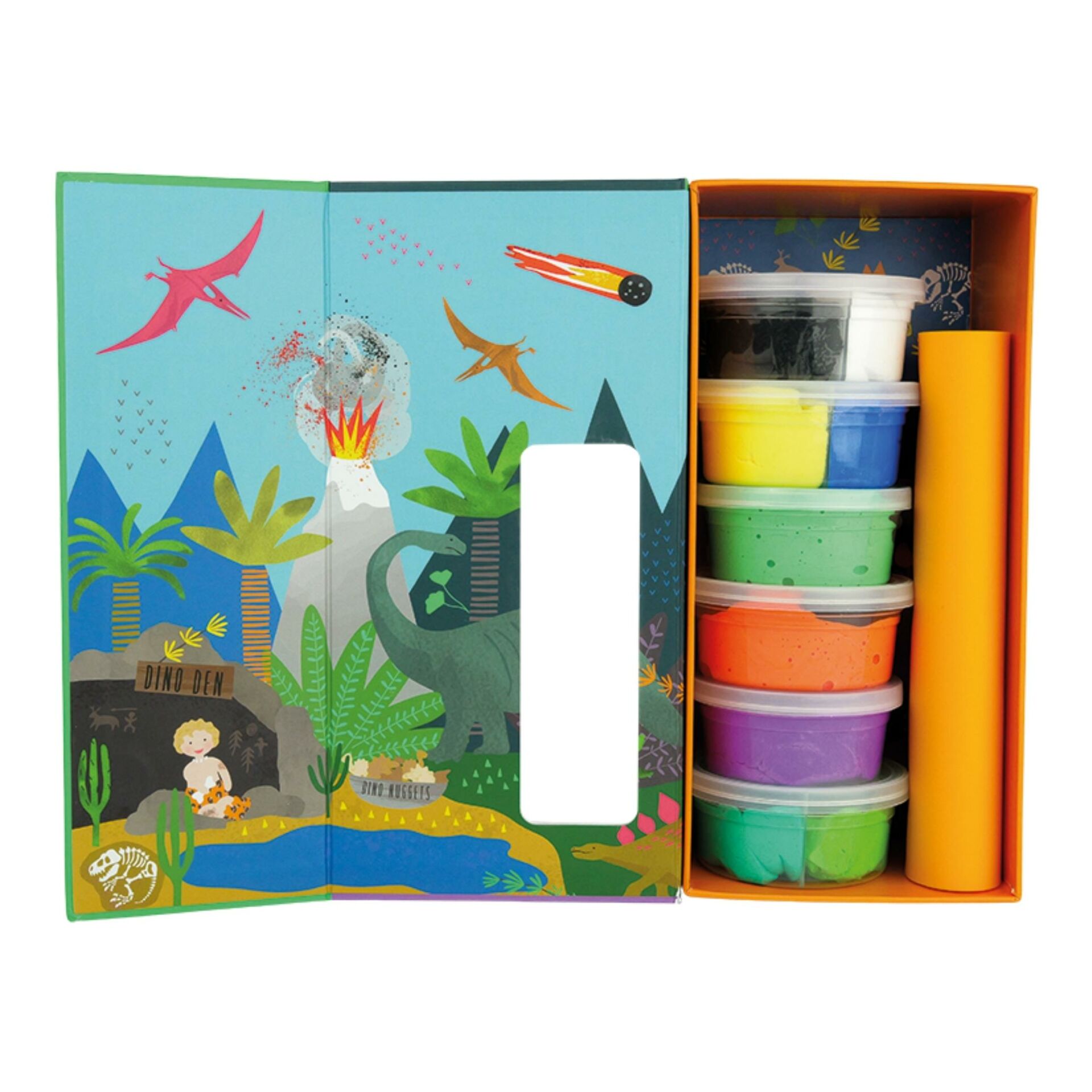 Floss & Rock Clay And Play Hava İle Kuruyan Kil Seti // Dino