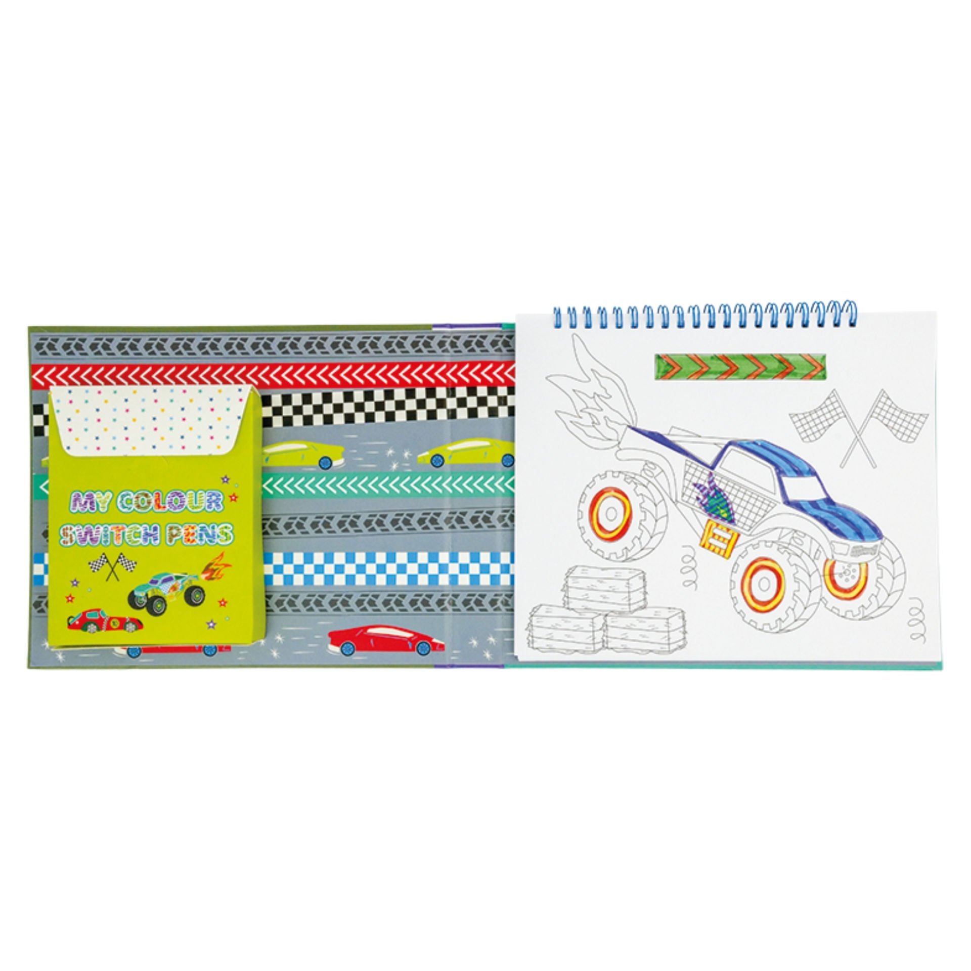 Floss & Rock Renk Değiştiren Sihirli Aktivite Kitabı // Cars