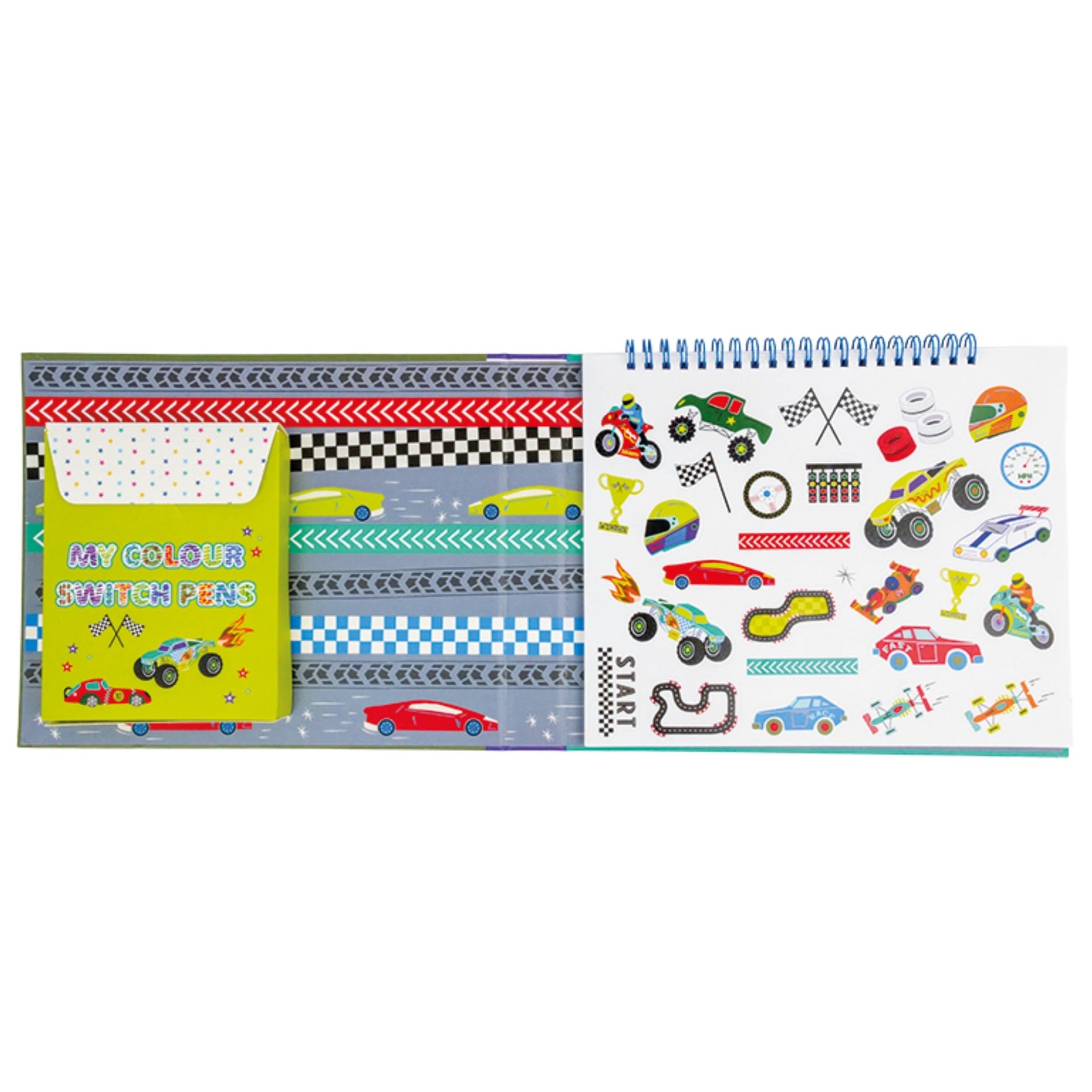 Floss & Rock Renk Değiştiren Sihirli Aktivite Kitabı // Cars