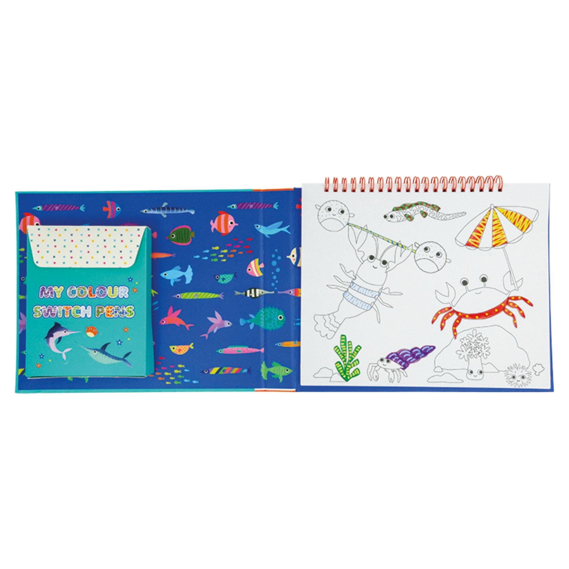 Floss & Rock Renk Değiştiren Sihirli Aktivite Kitabı // Ocean