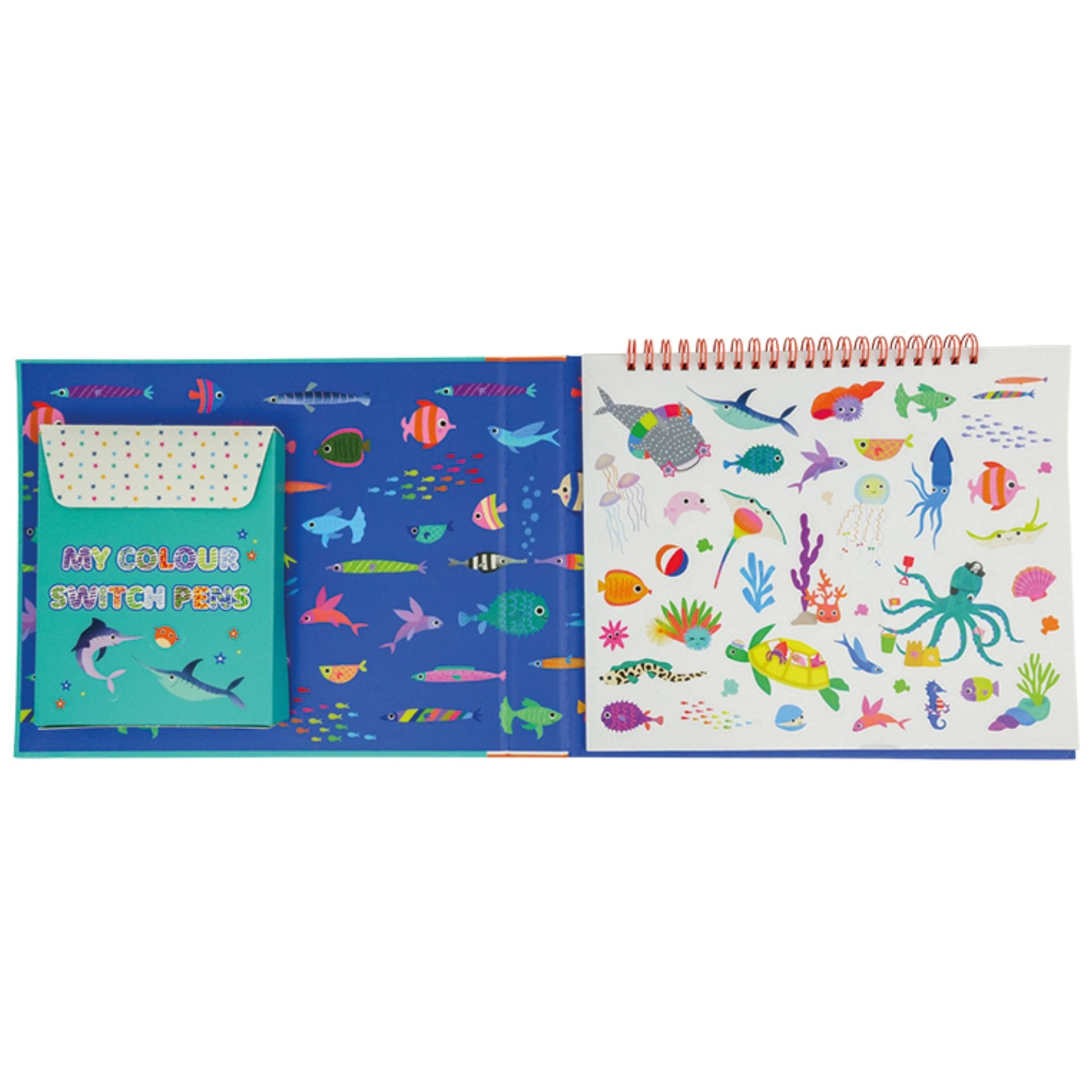 Floss & Rock Renk Değiştiren Sihirli Aktivite Kitabı // Ocean