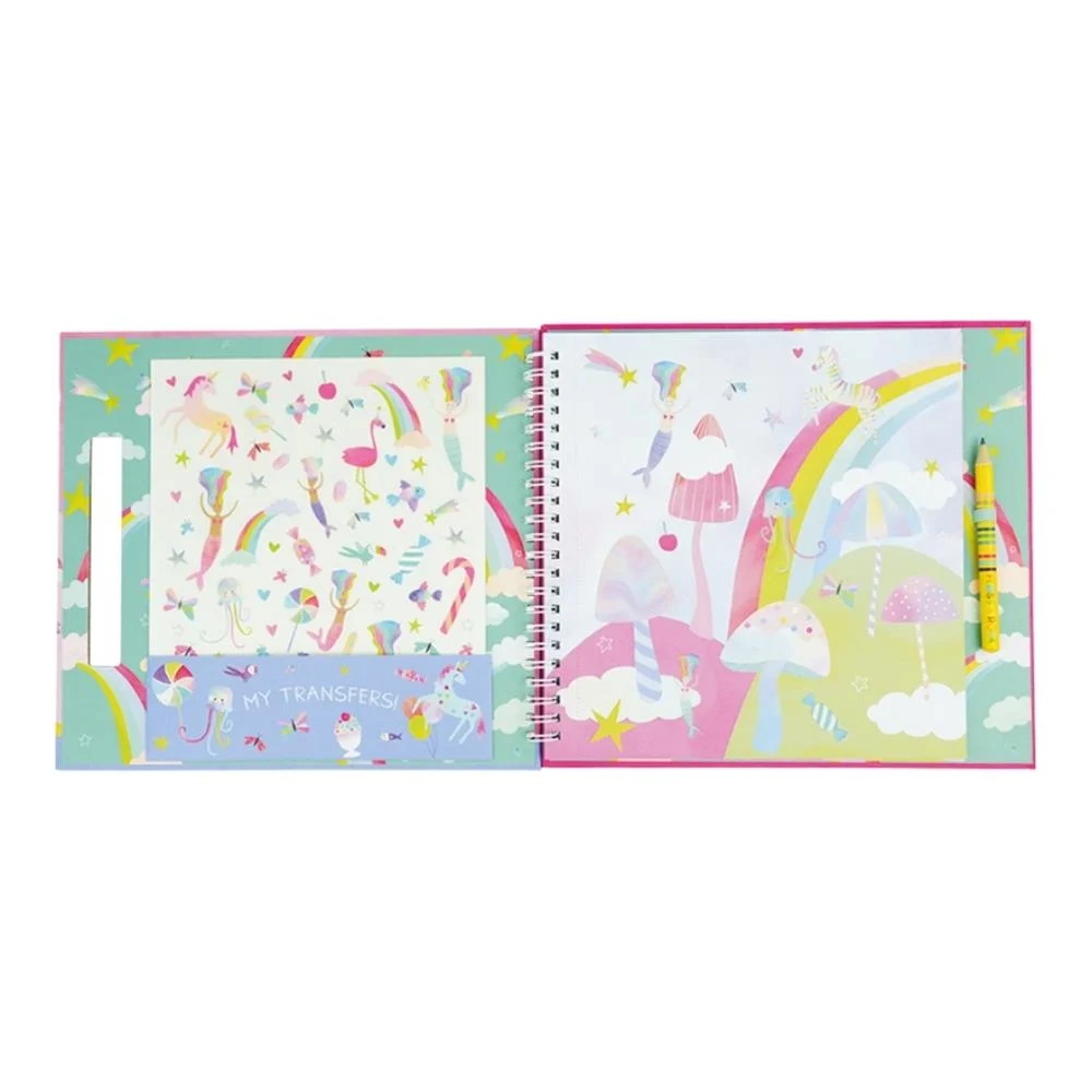 Floss & Rock Transfer Fun Aktivite Kitabı / Fantasy