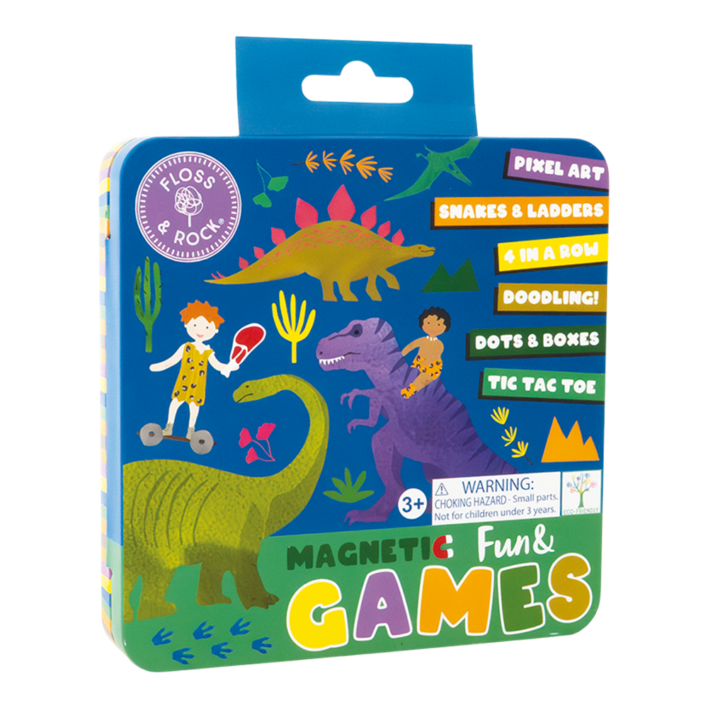 Floss & Rock Mıknatıslı Kutu Oyunları // Dino
