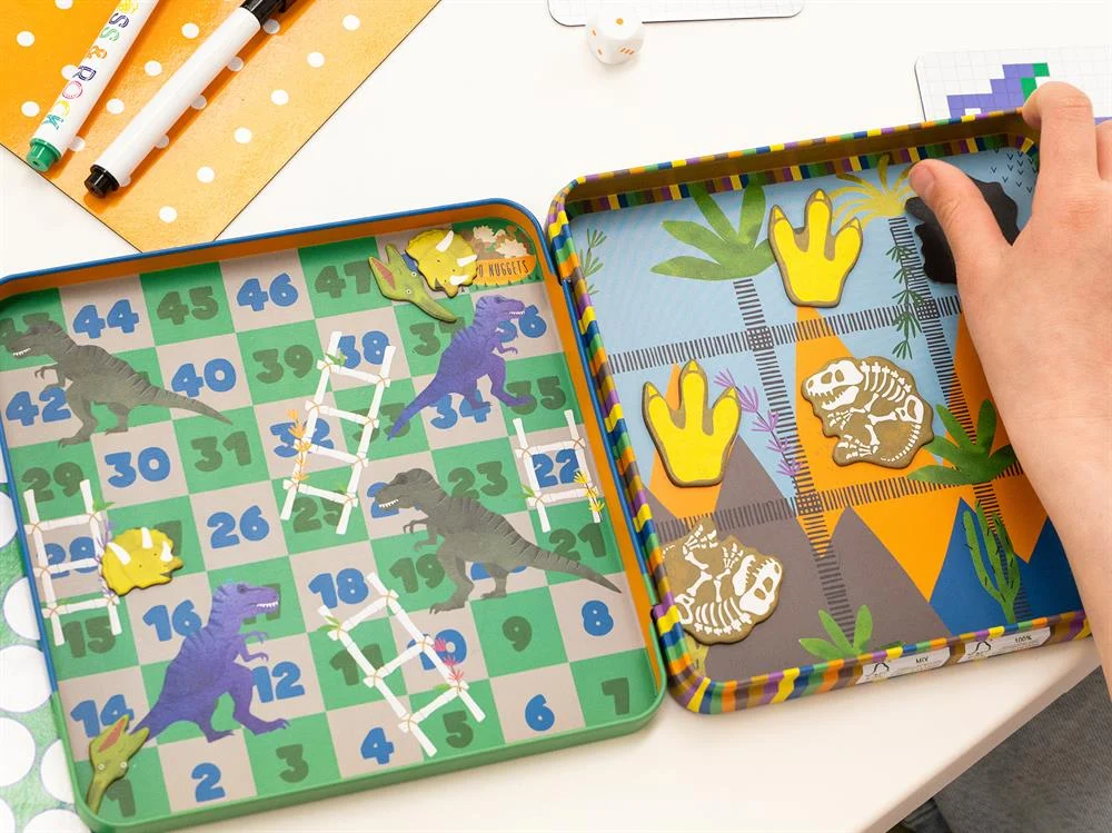 Floss & Rock Mıknatıslı Kutu Oyunları // Dino