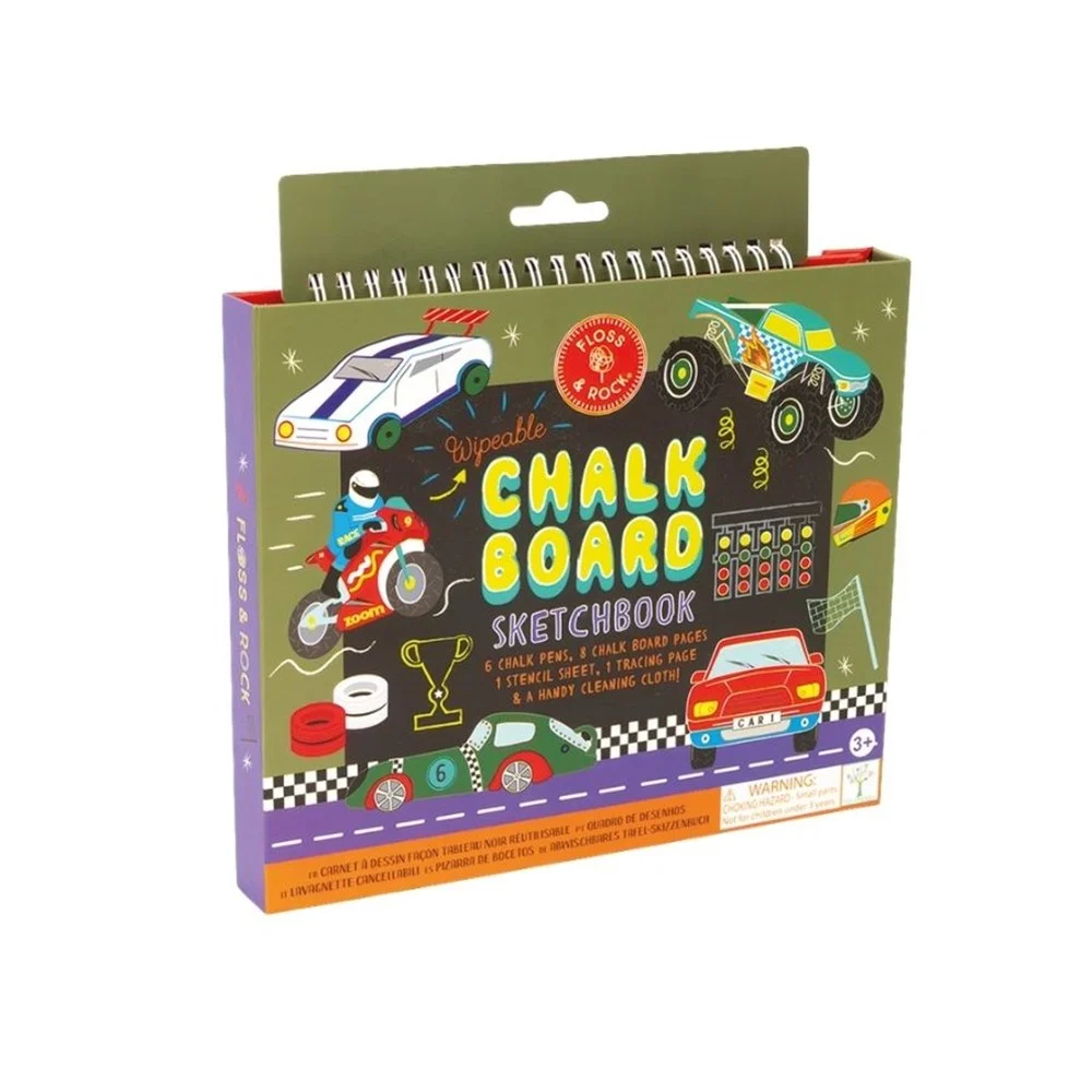 Floss & Rock Chalk Board Eskiz Kitabı // Cars
