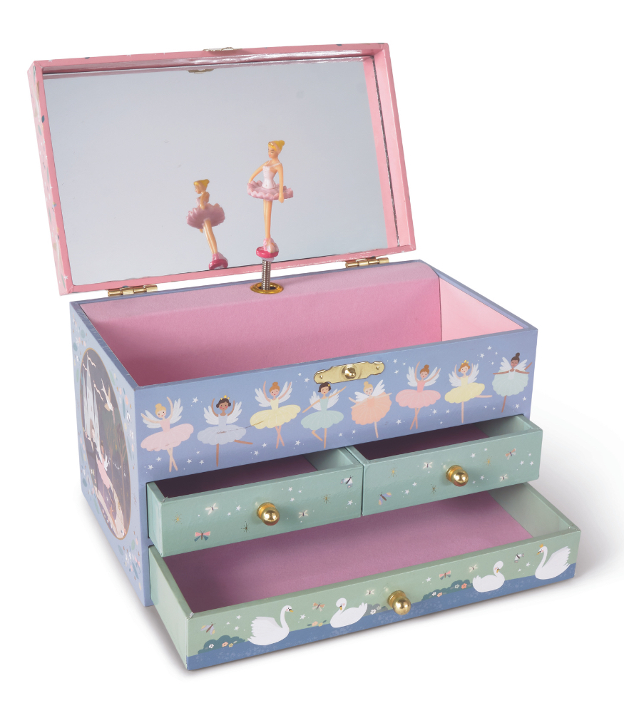 Floss & Rock Müzikli Mücevher Kutusu (3 Çekmece) // Enchanted