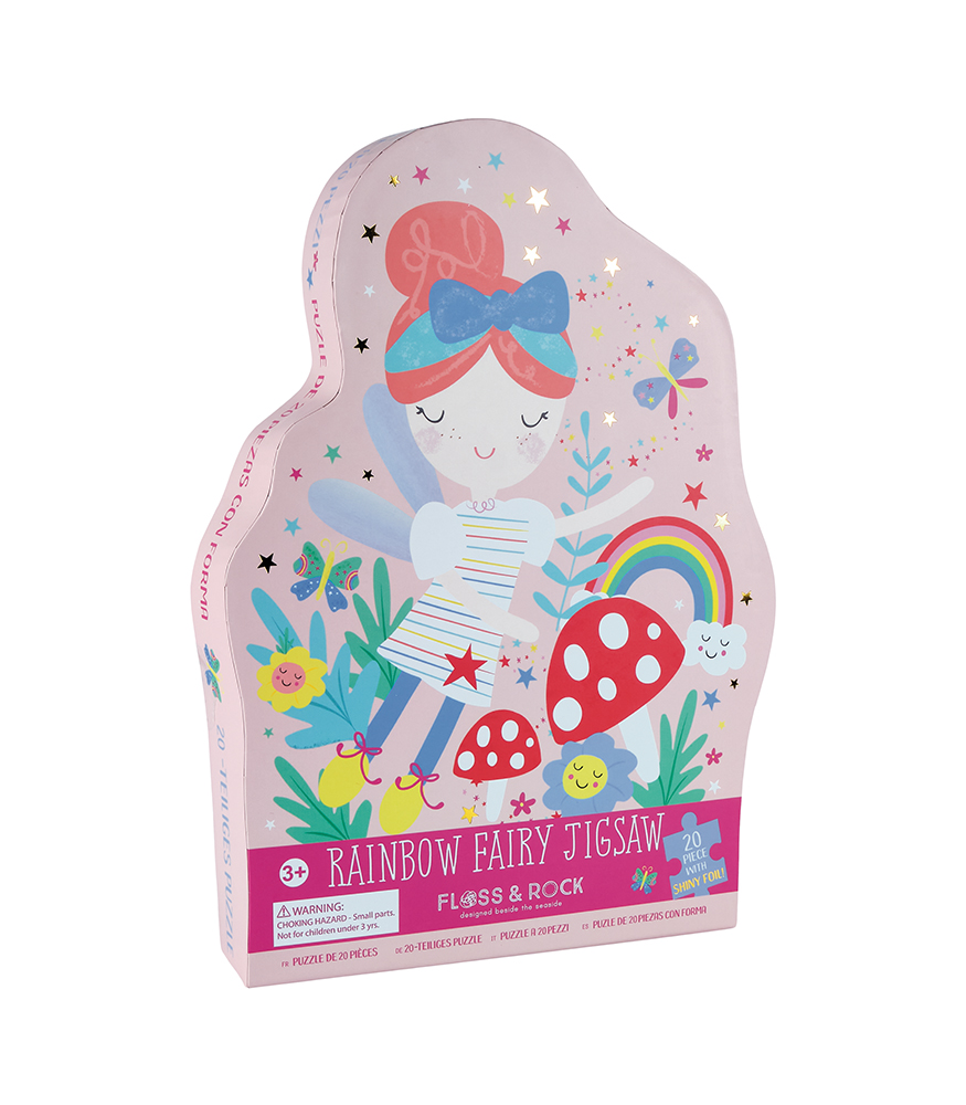Floss & Rock Shaped Puzzle // Rainbow Fairy (20 Parça)