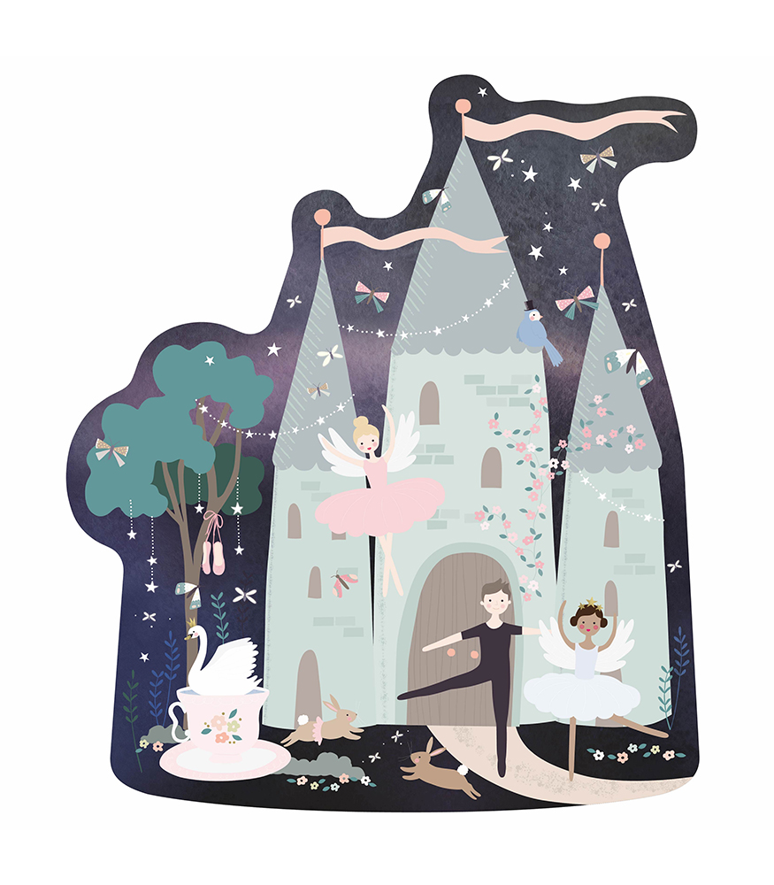 Floss & Rock Shaped Puzzle // Enchanted (20 Parça)