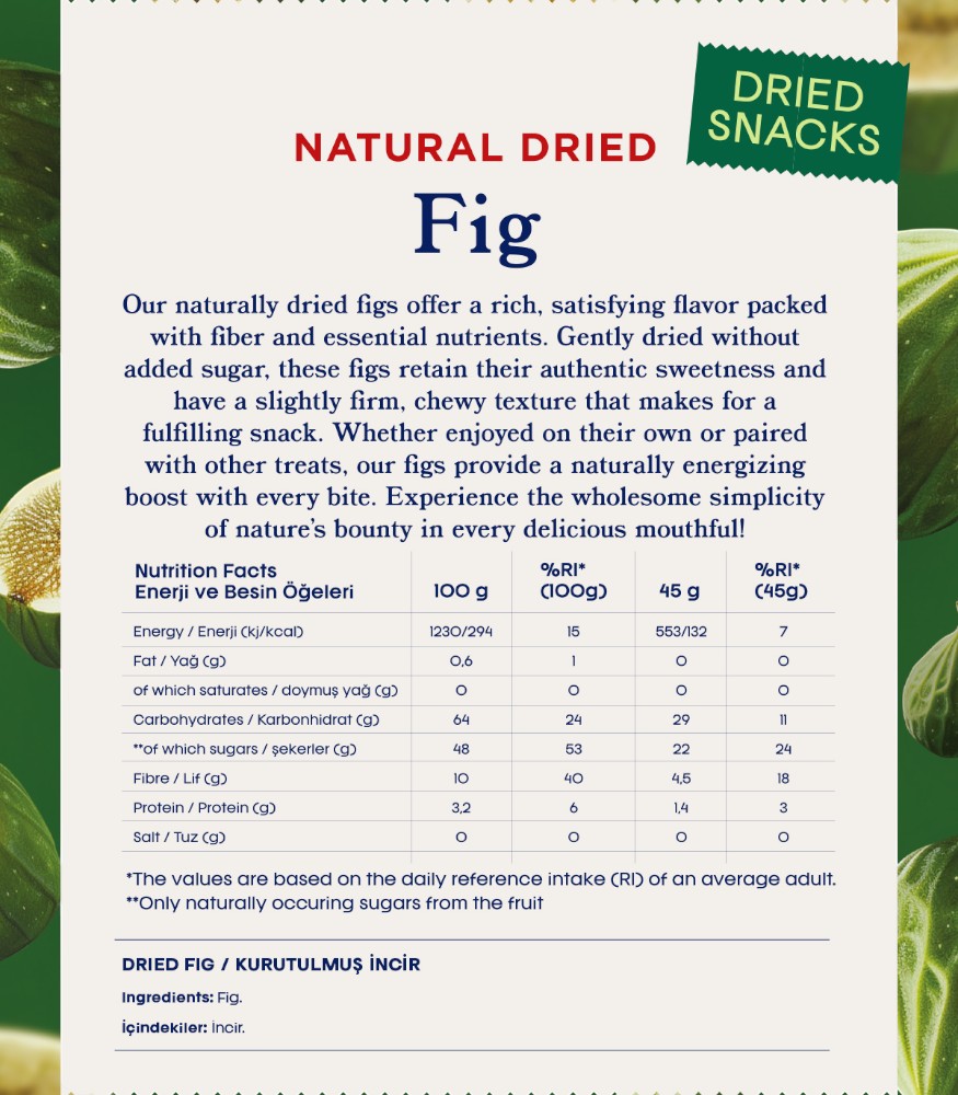 Fruitmade Kurutulmuş İncir (45 gr)