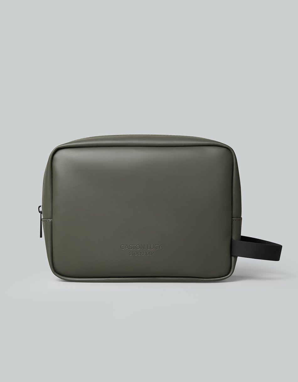 Gaston Luga Spl&auml;sh Toiletry Bag // Olive