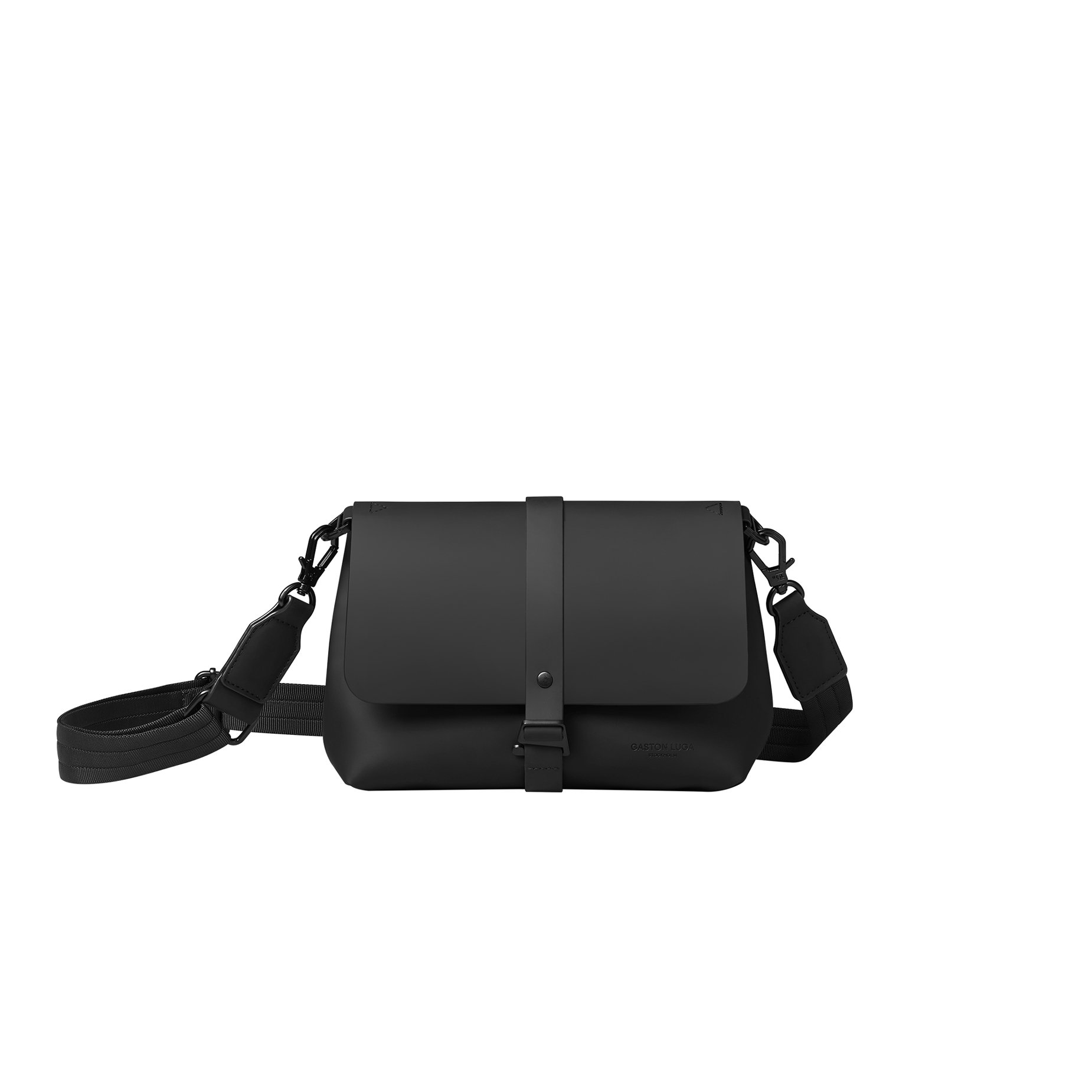 Gaston Luga Spl&auml;sh Crossbody Bag // Black