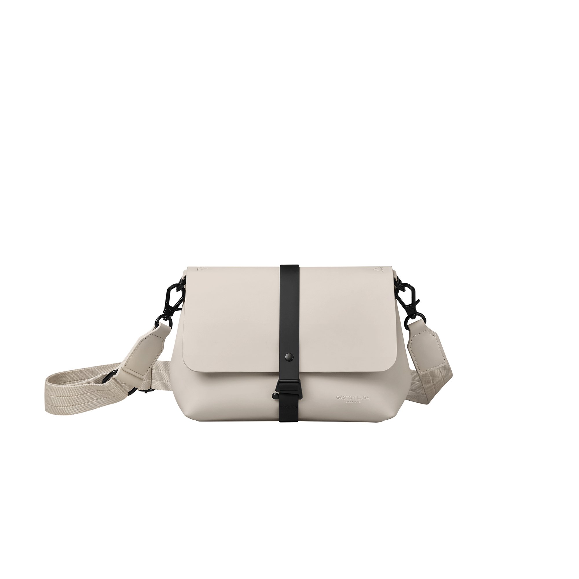 Gaston Luga Spl&auml;sh Crossbody Bag // Cloud Cream