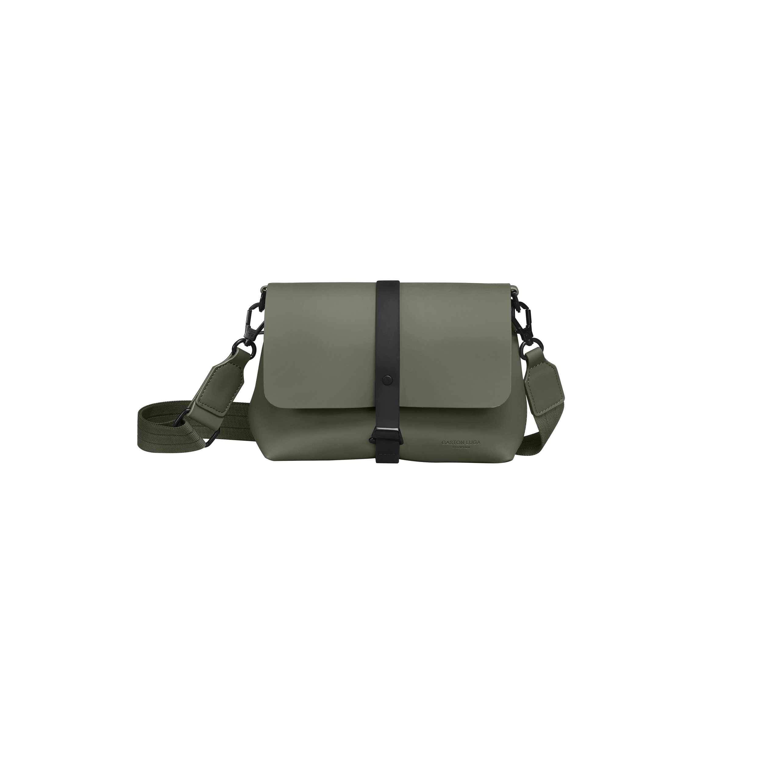 Gaston Luga Spl&auml;sh Crossbody Bag // Olive