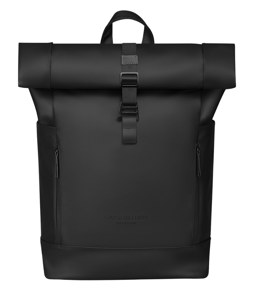 Gaston Luga Rullen Laptop B&ouml;lmeli Sırt &Ccedil;antası (13 inch) // Siyah