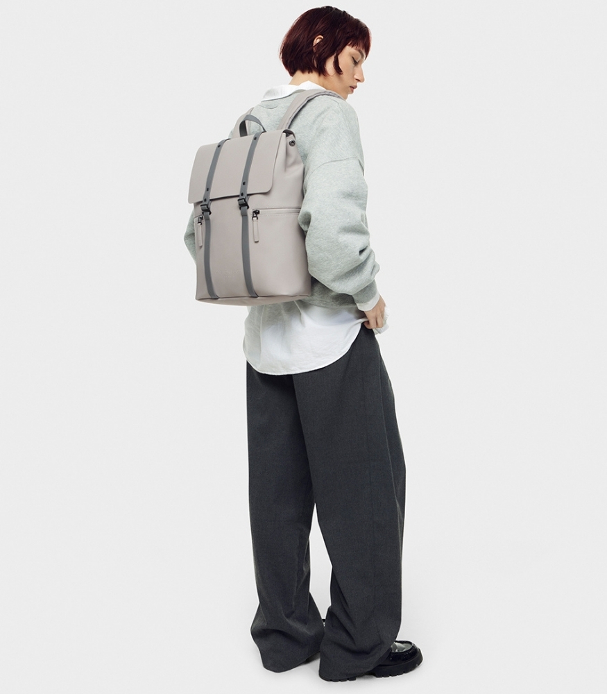 Gaston Luga Splash 2.0 Laptop Bölmeli Sırt Çantası (13 inch) // Gri