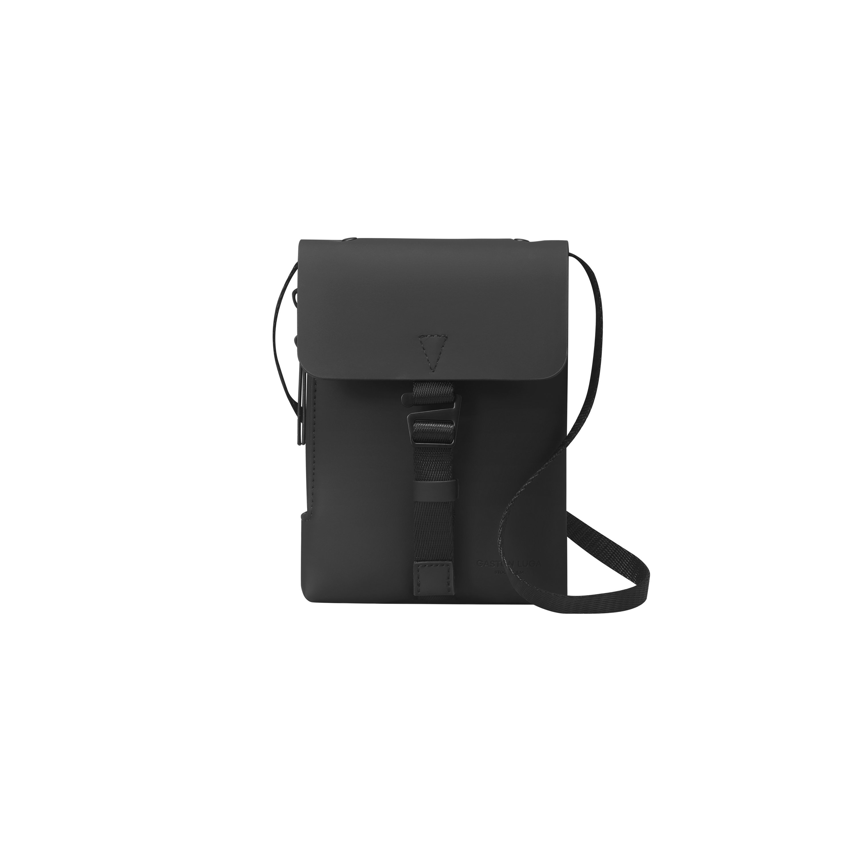 Gaston Luga Spl&auml;sh Mini Crossbody Omuz &Ccedil;antası // Black
