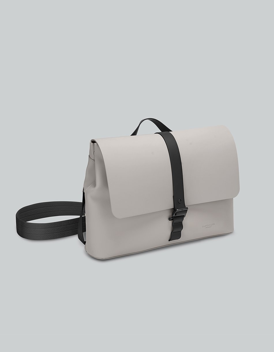 Gaston Luga Splash Crossbody Large 14" &Ccedil;anta - Gri