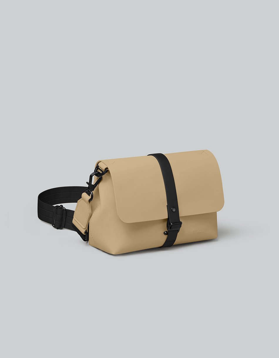 Gaston Luga Splash Crossbody &Ccedil;anta- Latte