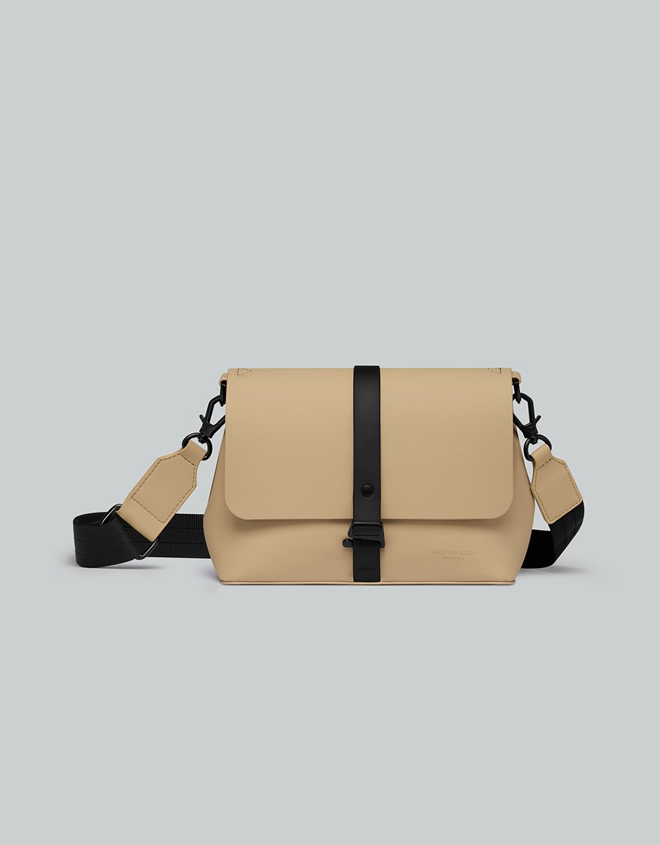 Gaston Luga Splash Crossbody &Ccedil;anta- Latte