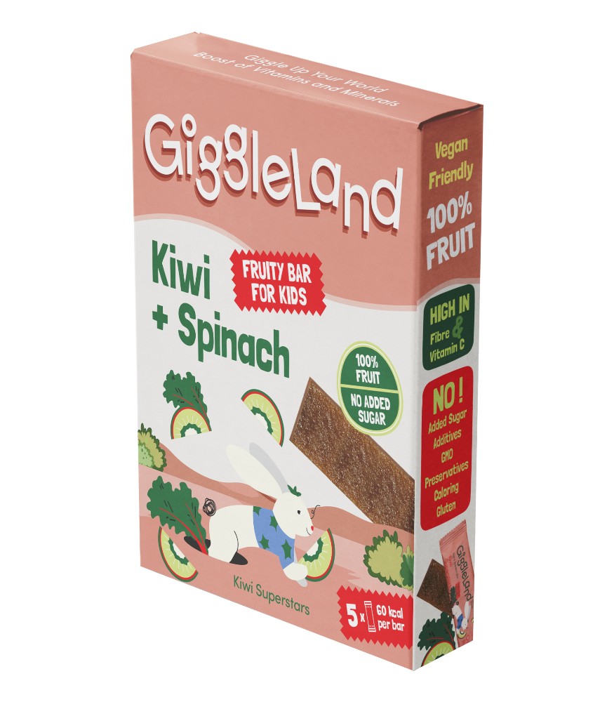 Giggleland Meyve Bar Set (5 Adet) (20 gr) // Kivi & Ispanak
