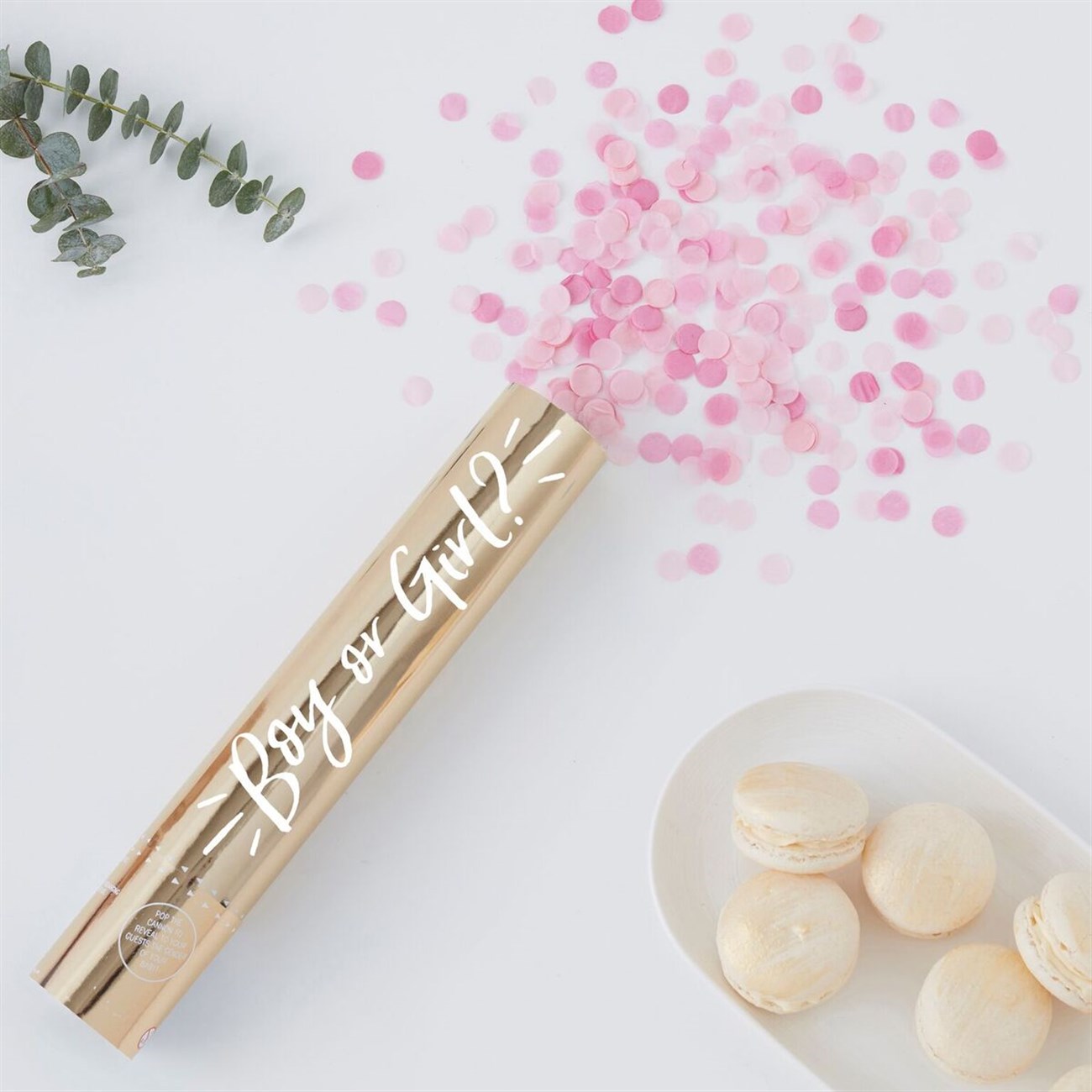 Ginger Ray Cinsiyet Konfeti (L) (Pembe)