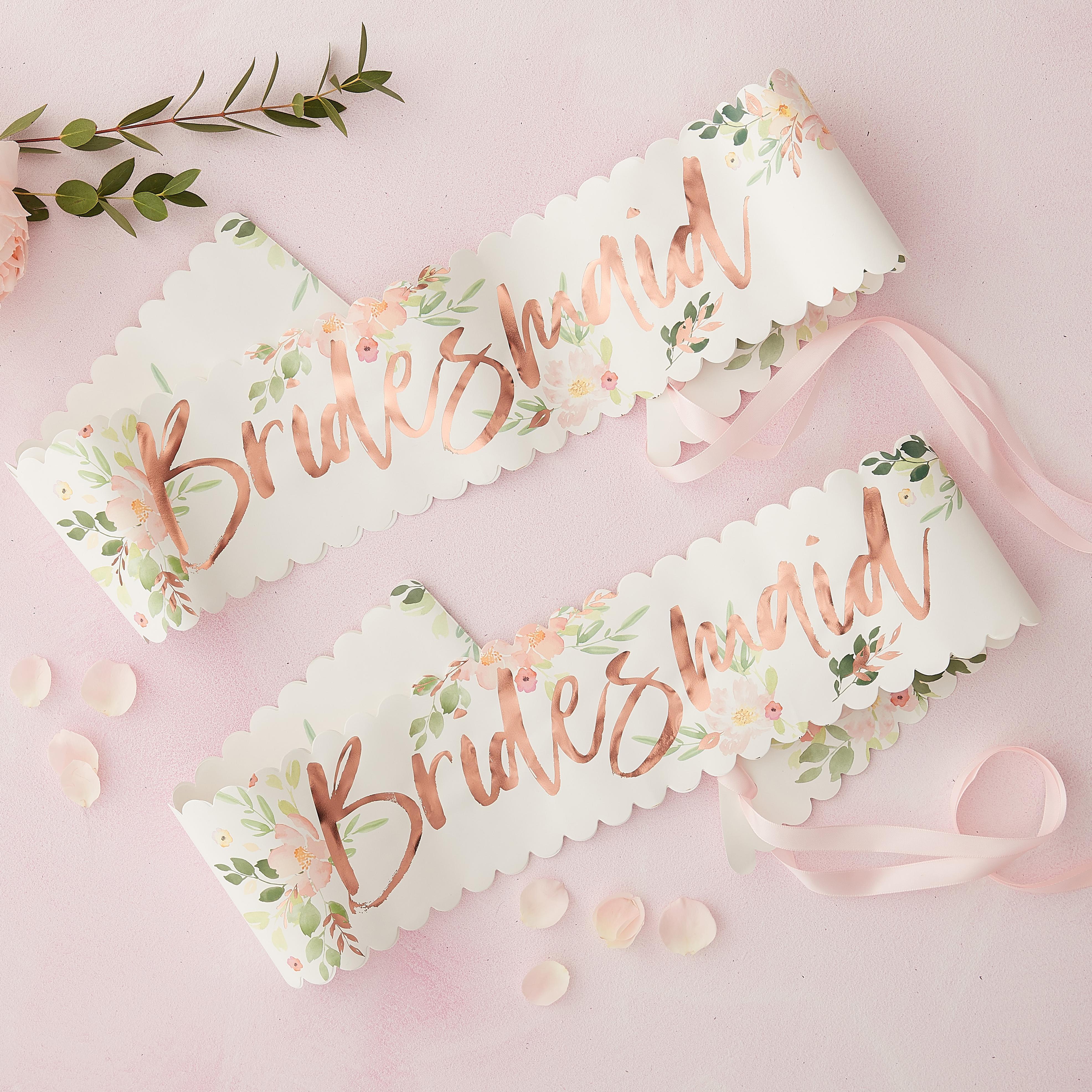 Ginger Ray Bridesmaid Kuşak // &Ccedil;i&ccedil;ek