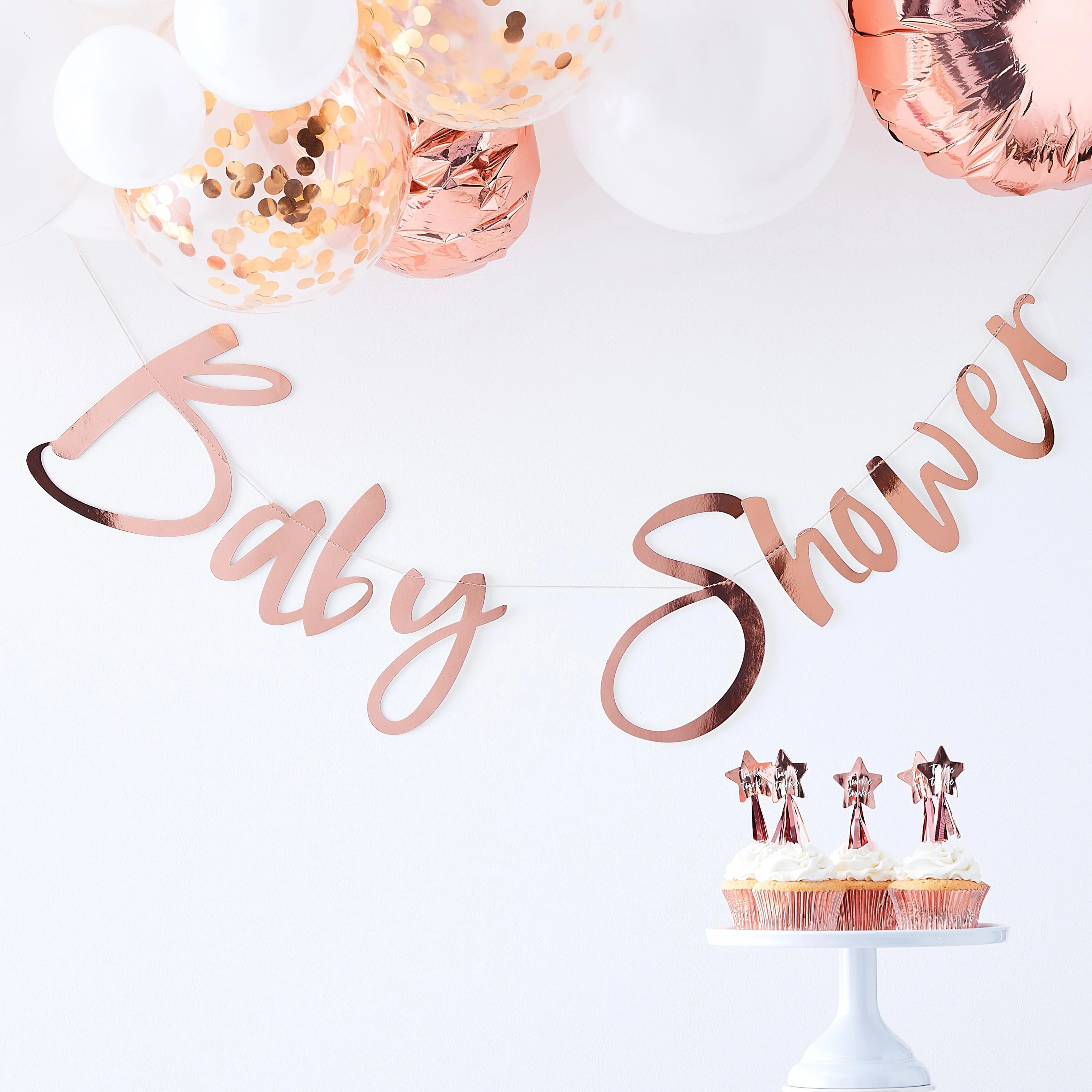 Ginger Ray Baby Shower Asılan S&uuml;s - Rose Gold