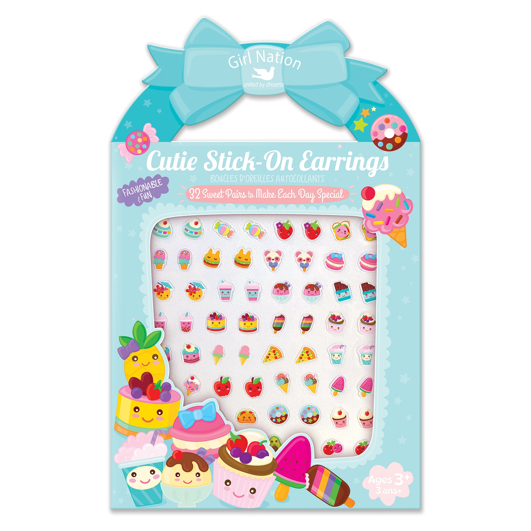 Girl Nation Cutie Sticker Küpe // Sweets & Treats