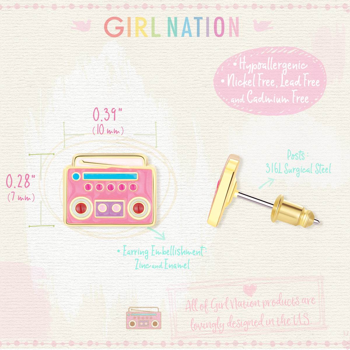Girl Nation Cutie K&uuml;pe // Boom Box Beats