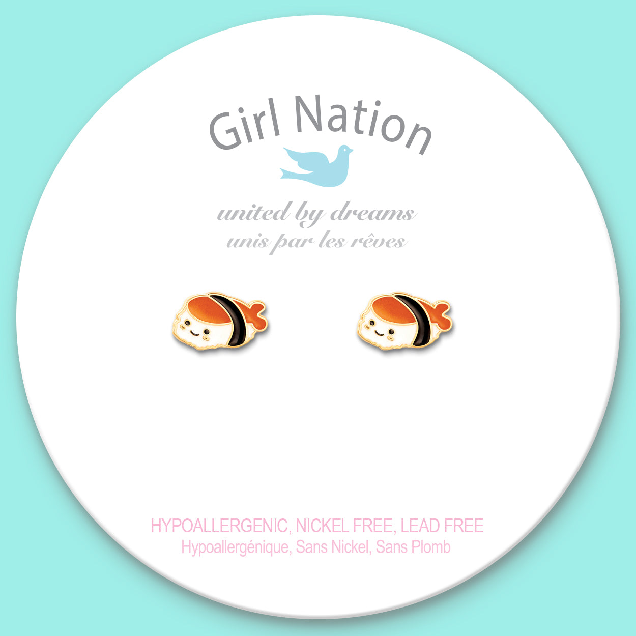 Girl Nation Cutie Küpe // Sushi Time