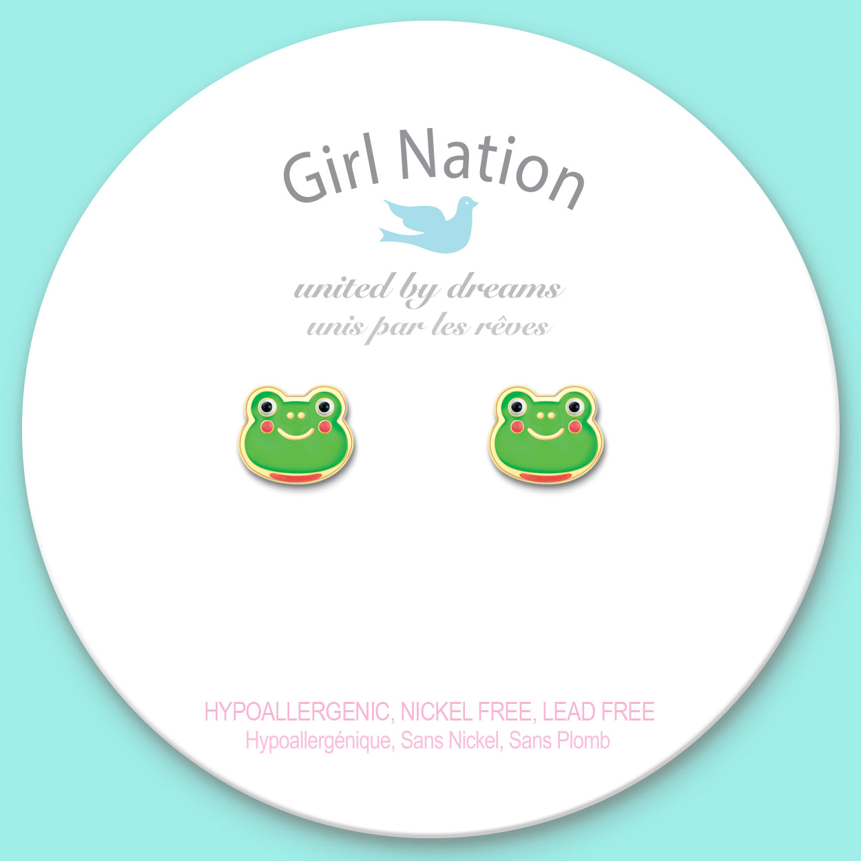 Girl Nation Cutie Küpe // Fancy Frog