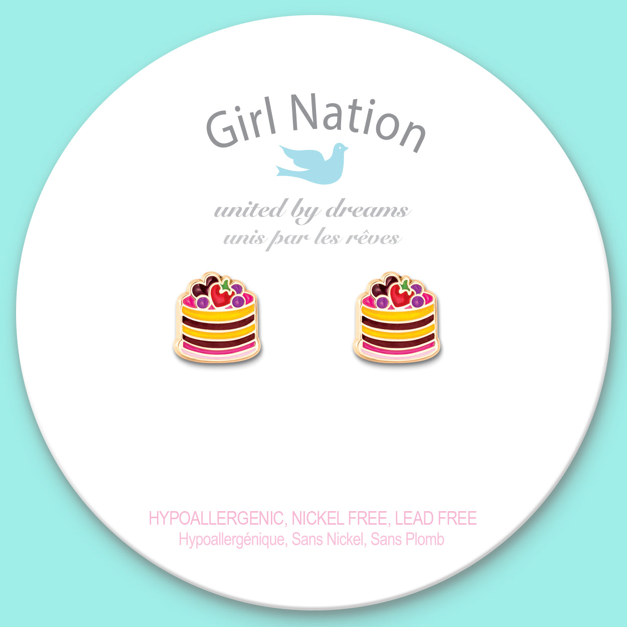 Girl Nation Cutie Küpe // You've Got a Piece of my Tart