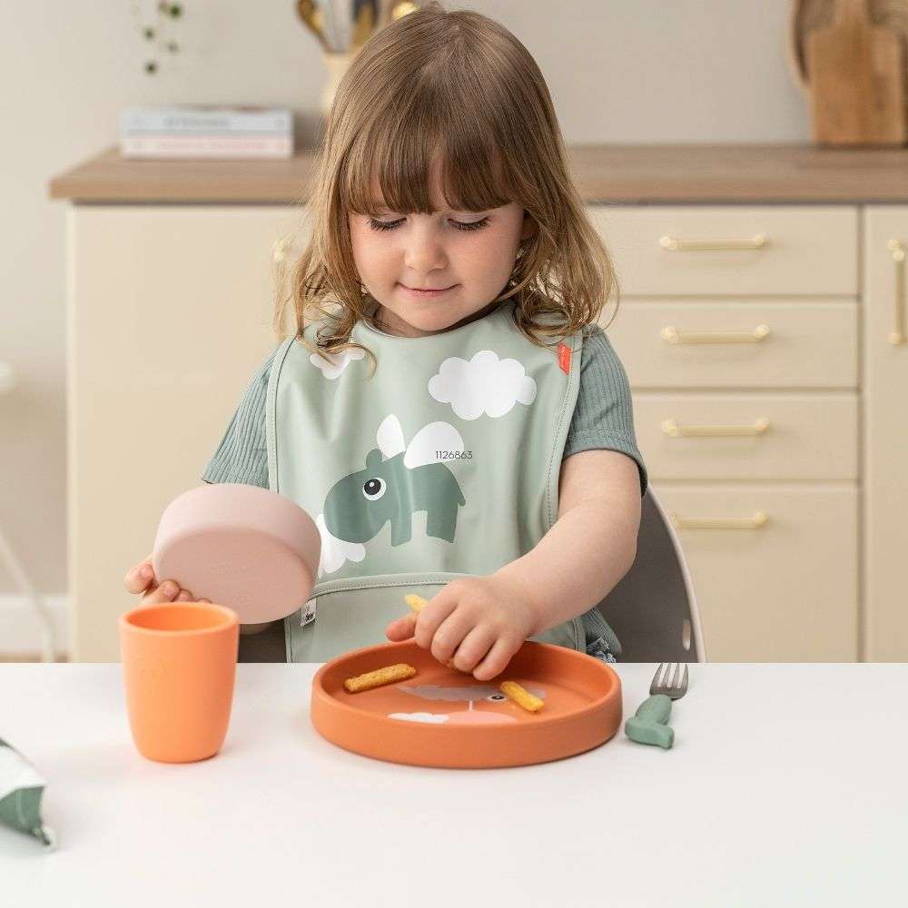 Done by Deer Paslanmaz &Ccedil;elik &Ccedil;atal Kaşık Bı&ccedil;ak Seti // Deer Friends - Yeşil