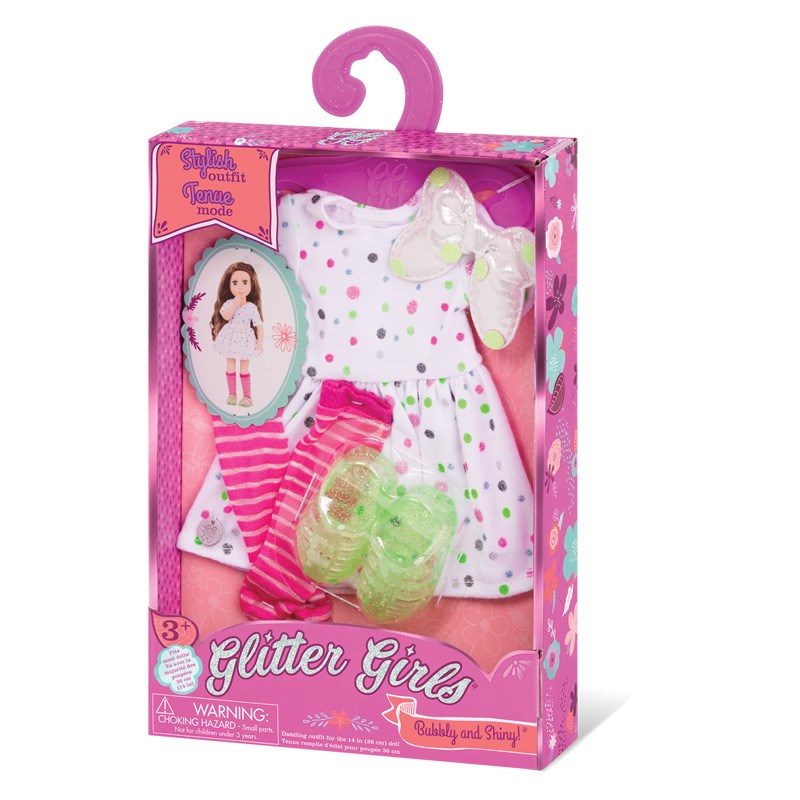 Glitter Girls Oyuncak Bebek Kıyafet Seti // Dress & Socks