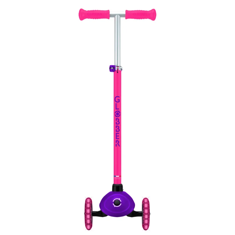 Globber Primo Plus Işıklı Scooter // Neon Pembe