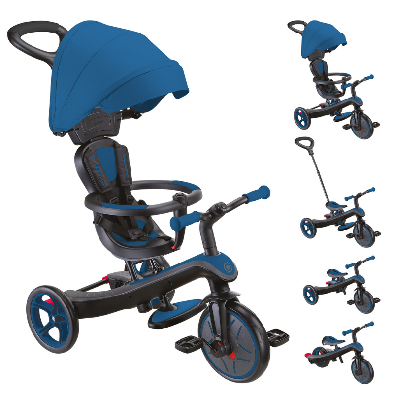 Globber Explorer 4in1 Bisiklet // Kraliyet Mavisi