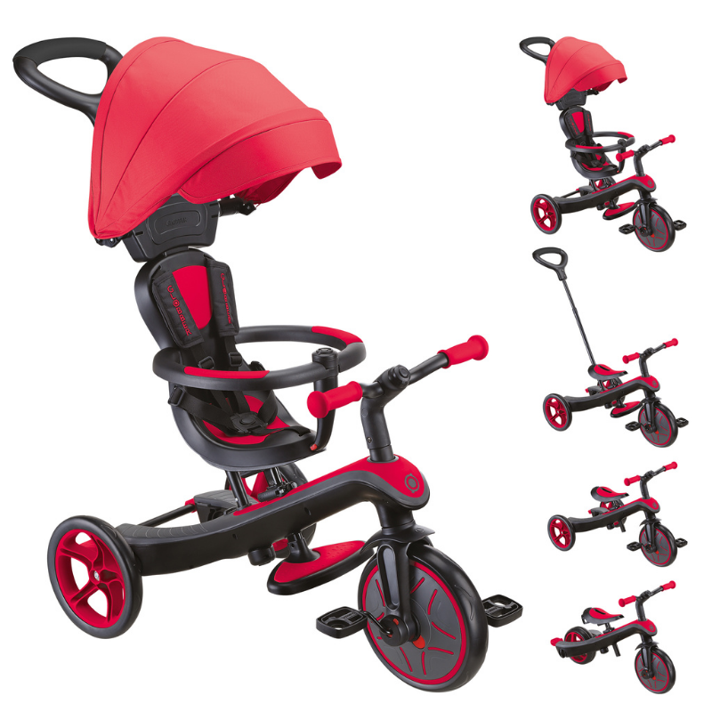 Globber Explorer 4in1 Bisiklet // Kırmızı