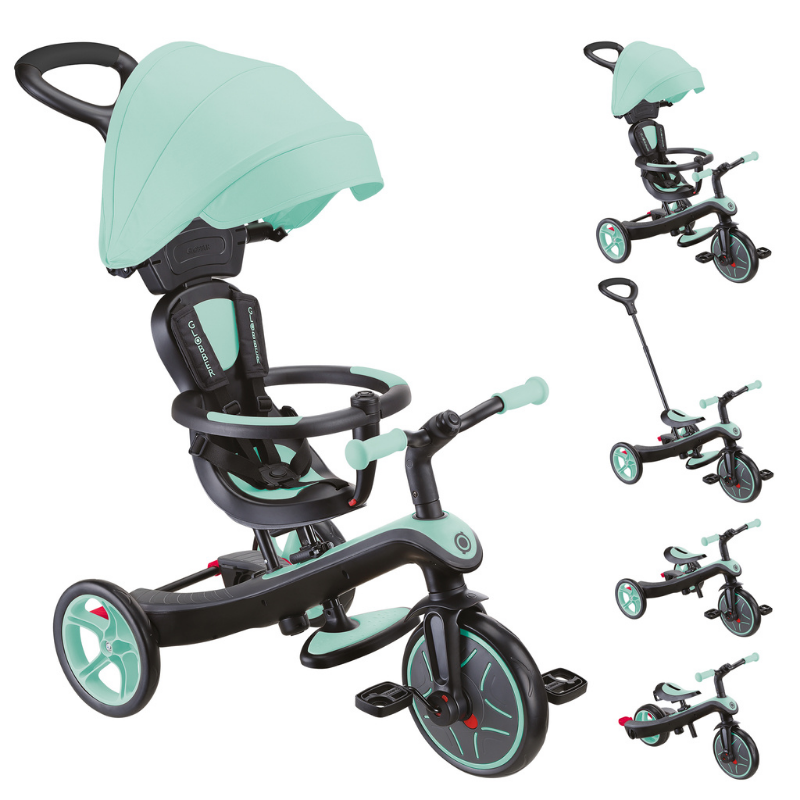 Globber Explorer 4in1 Bisiklet // Mint Yeşili