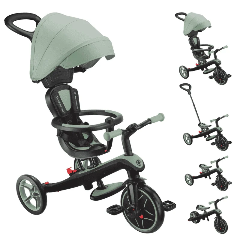 Globber Explorer Trike 4in1 &Ccedil;ocuk Bisikleti // Sage