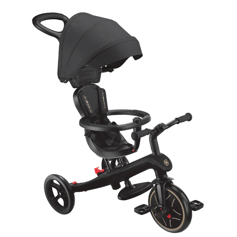 Globber Explorer Trike 4in1 &Ccedil;ocuk Bisikleti // Black