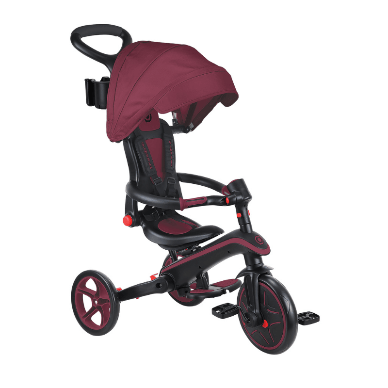 Globber Explorer 4in1 Katlanabilir Bisiklet // Bordo