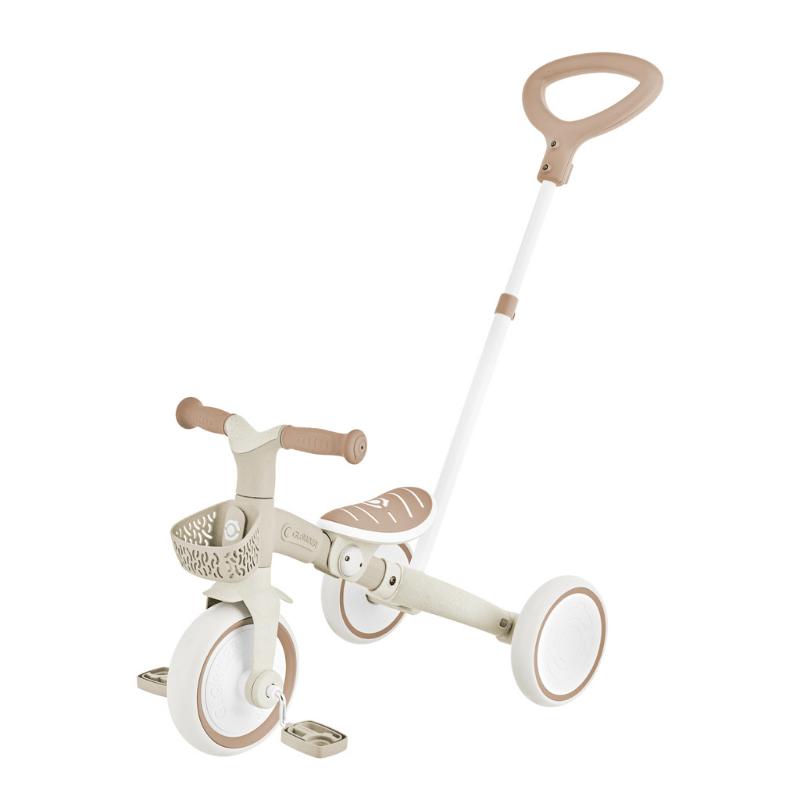 Globber Learning Trike 3in1 Plus Ecologic &Ccedil;ocuk Bisikleti // Coconut