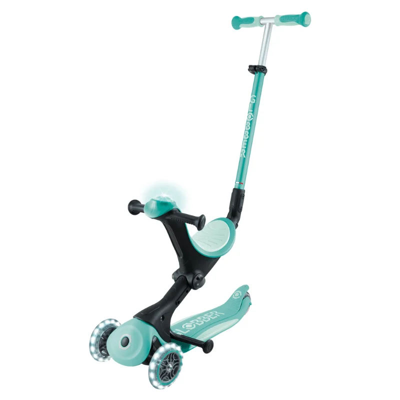 Globber Go Up Deluxe Işıklı Scooter // Mint Yeşili