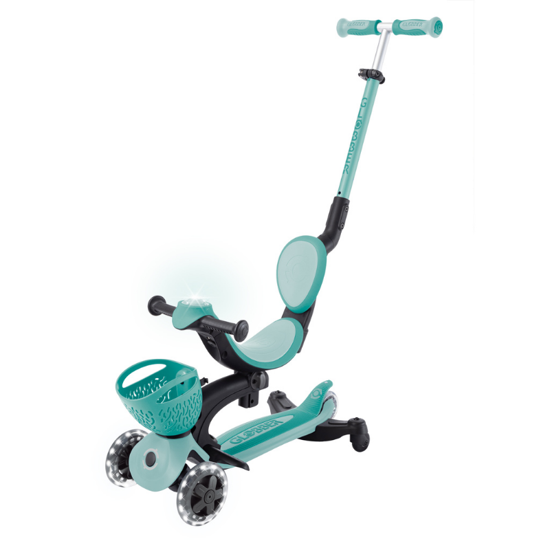 Globber Go Up Baby 360 Işıklı Scooter // Koyu Mint
