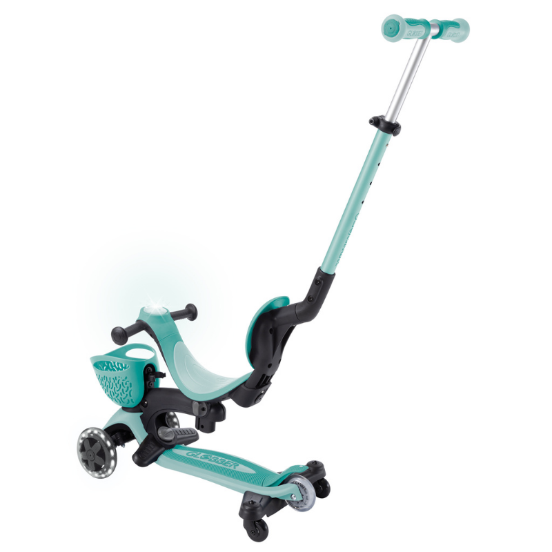 Globber Go Up Baby 360 Işıklı Scooter // Koyu Mint