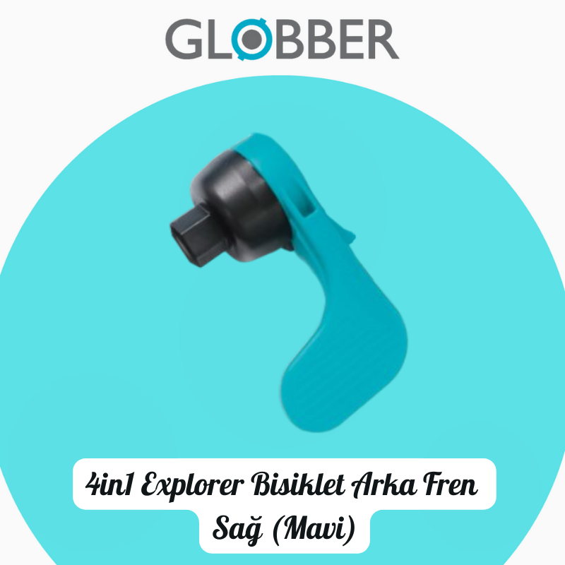 Globber 4in1 Explorer Bisiklet Yedek Parça // Sağ Arka Tekerlek Freni (Mavi)