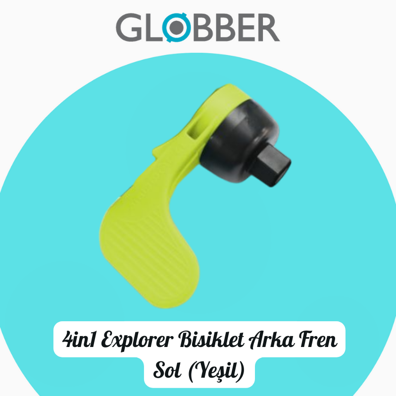 Globber 4in1 Explorer Bisiklet Yedek Parça // Sol Arka Tekerlek Freni (Yeşil)