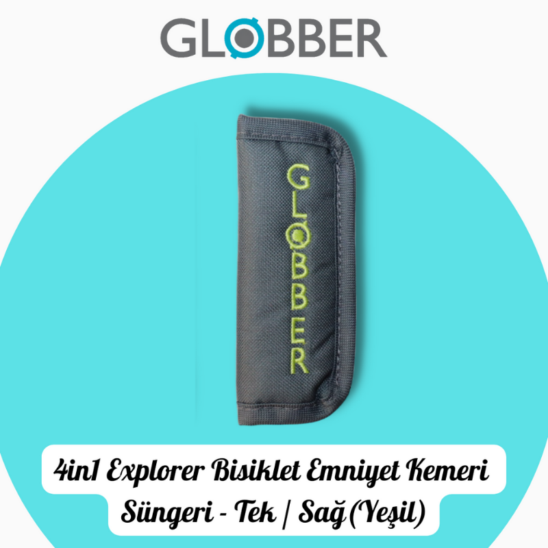 Globber 4in1 Explorer Bisiklet Yedek Parça // Tek Emniyet Kemeri Süngeri (Yeşil)