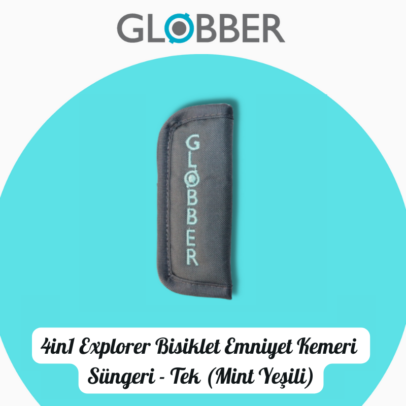 Globber 4in1 Explorer Bisiklet Yedek Parça // Tek Emniyet Kemeri Süngeri (Mint Yeşili)