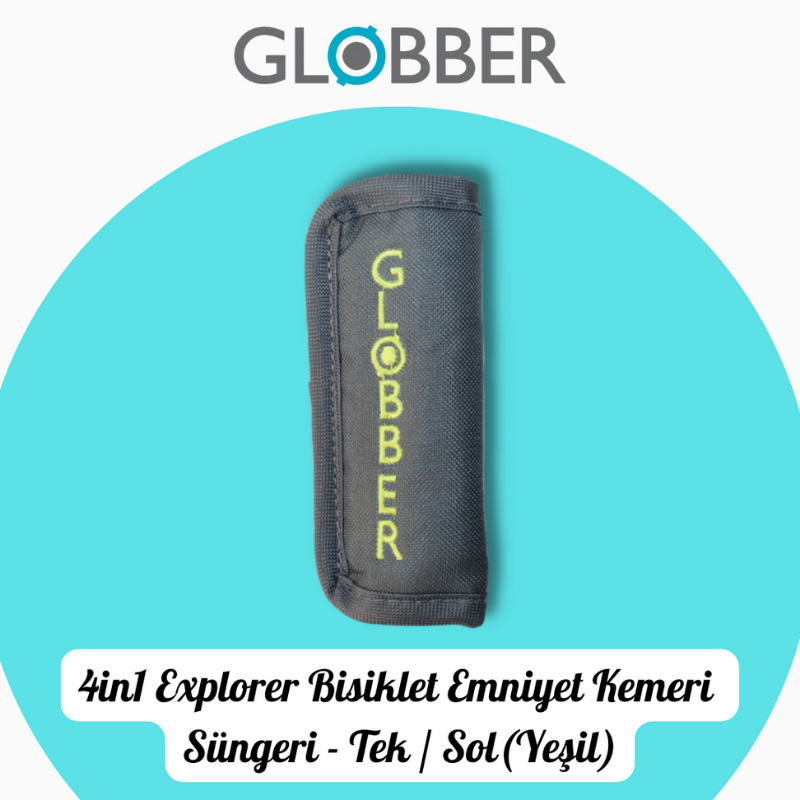 Globber 4in1 Explorer Bisiklet Yedek Parça // Tek Emniyet Kemeri Süngeri (Yeşil)